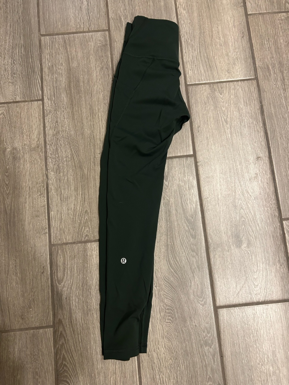 lululemon athletica forest green performance leggings